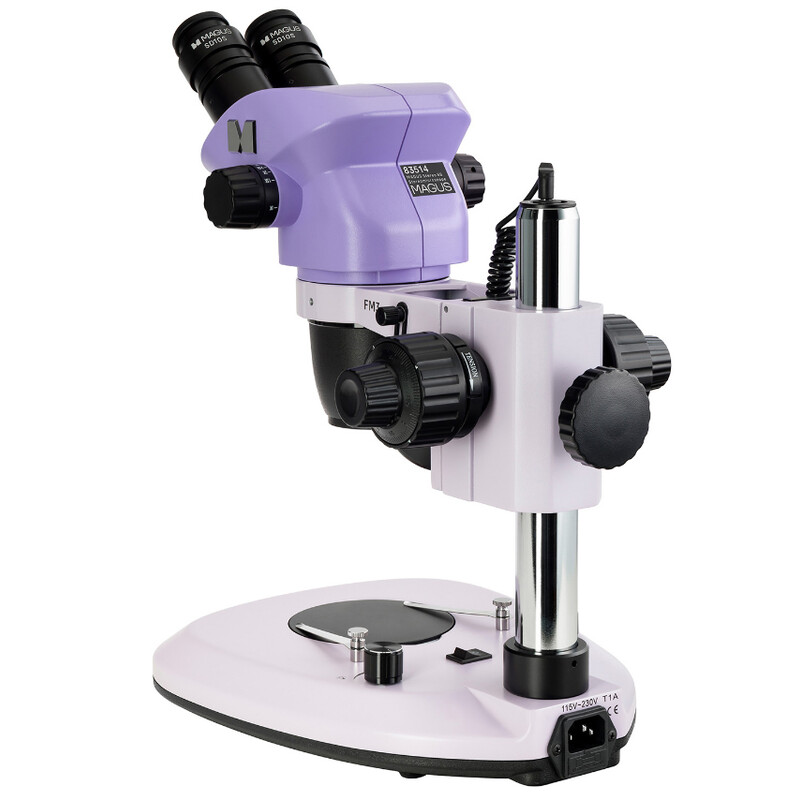 MAGUS Zoom-stereomikroskop 8B 6.5x-55x bino Greenough 3W LED