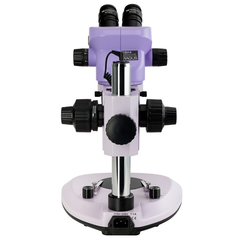 MAGUS Zoom-stereomikroskop 8B 6.5x-55x bino Greenough 3W LED