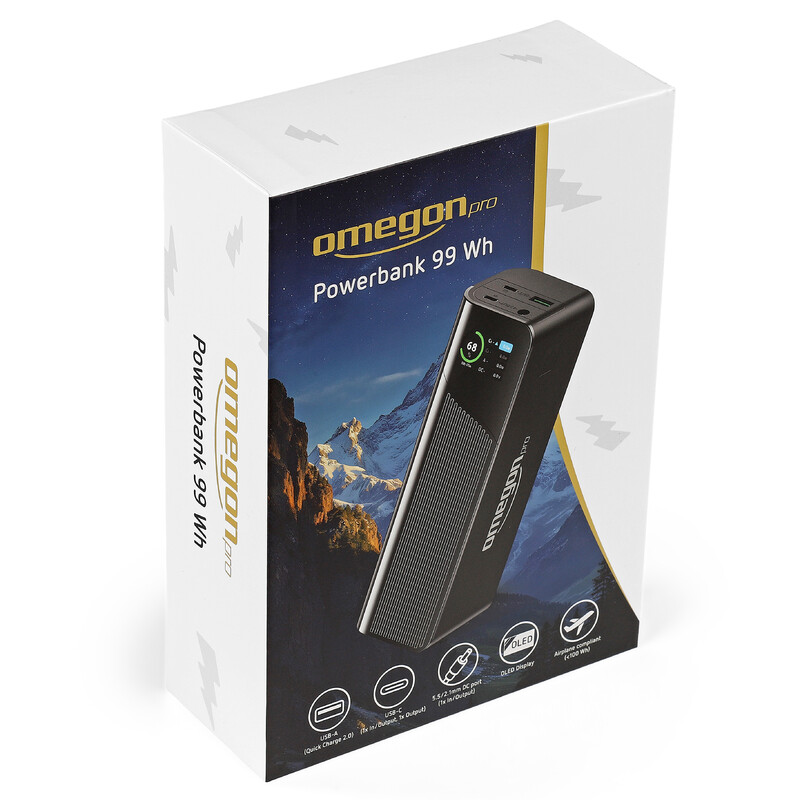 Omegon Pro Powerbank 27k 99Wh 100W 12-24V