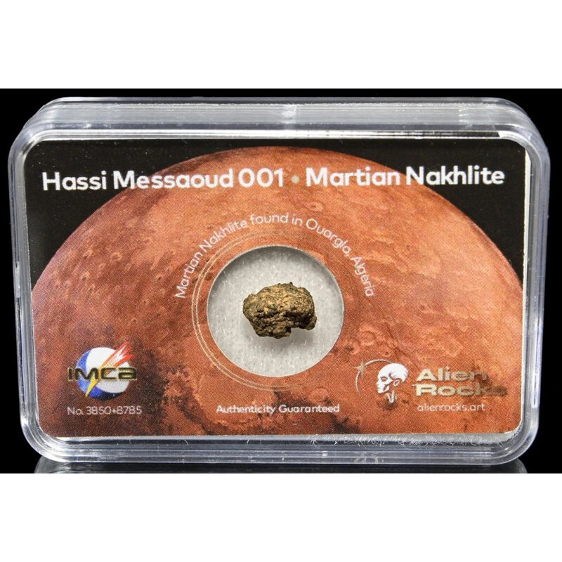 Alien Rocks Meteoriter Meteoriten Hassi Messaoud 0,2 - 0,3 gram