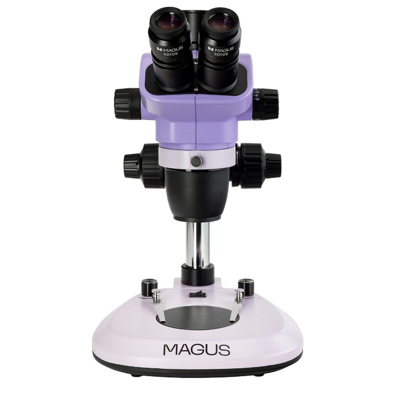 MAGUS Zoom-stereomikroskop 8T 6.5x-55x trino Greenough 3W LED