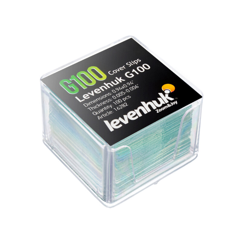 Levenhuk Täckglas G100 100 stycken
