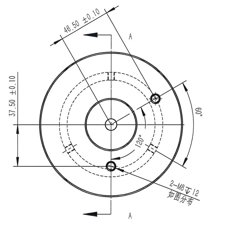Omegon Per pelare för Vixen-monteringar 45 mm