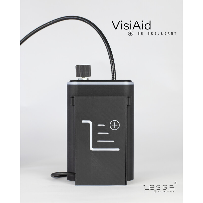 LESS Lupp VisiAid, upplysta glasögon, komplett set, bord & Mobile
