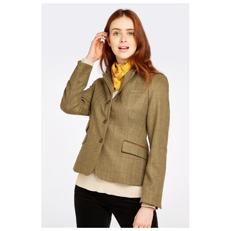 Dubarry of Ireland Buttercup Elm tweedkavaj storlek 40