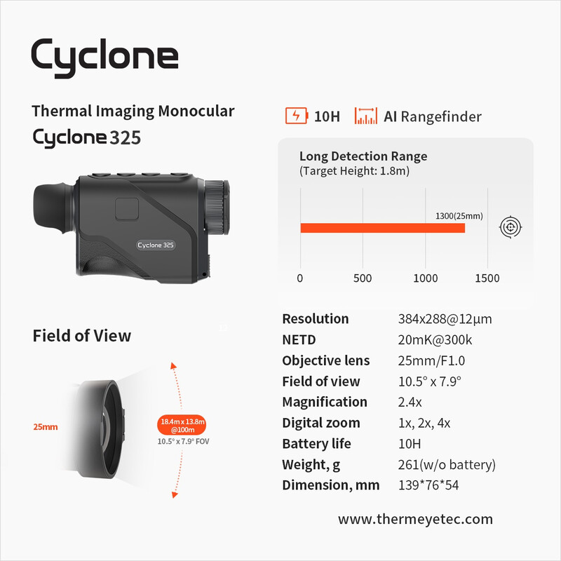 ThermTec Värmekamera Cyclone 325