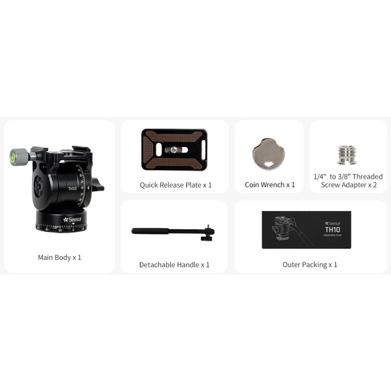ZWO Lutningsbart videohuvud TH10 Seestar S50 Pro