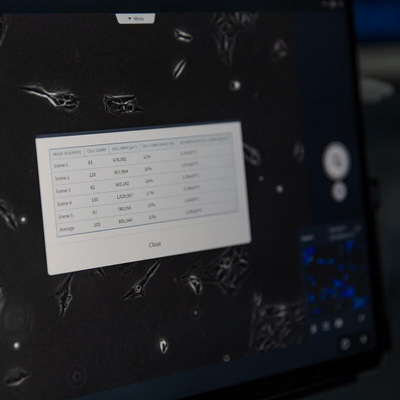 ZEISS programvara Labscope-modul AI Cell Counting Chamber DLic