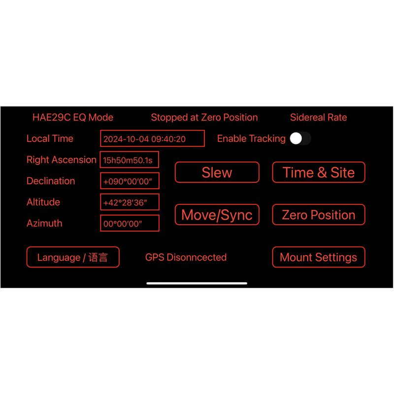 iOptron Montering HAE29C-EC AZ/EQ dual SWG