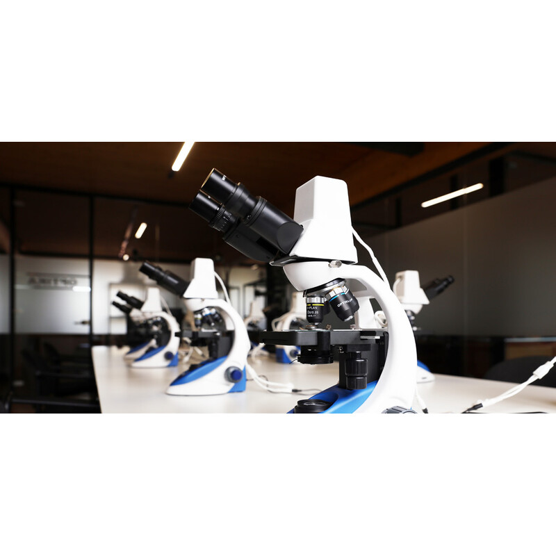 Optika Mikroskop -WI-LEARN-paket 1 lärare + 8 elevstationer
