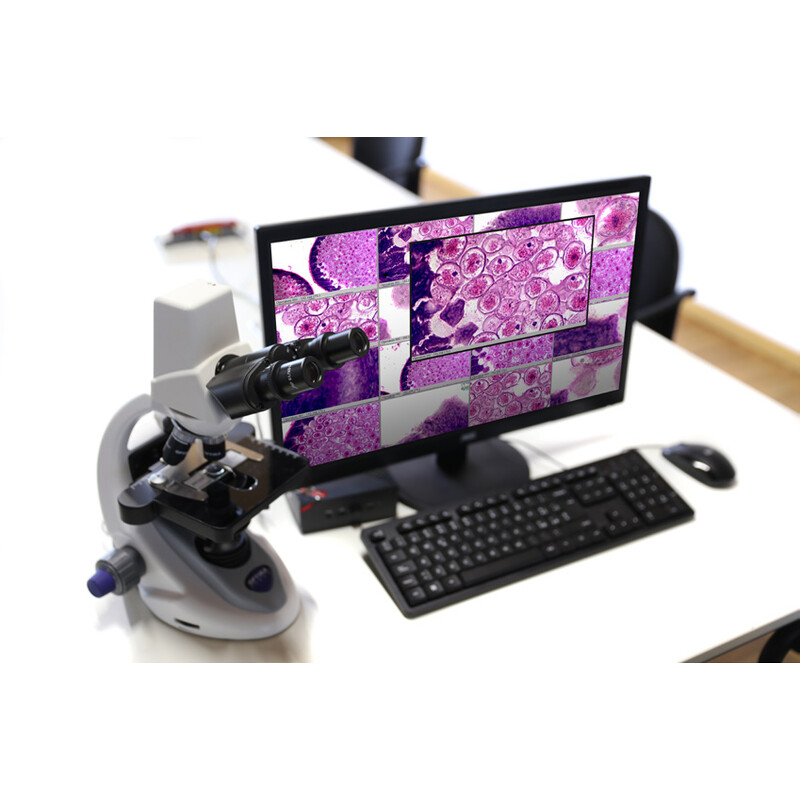Optika Mikroskop -WI-LEARN-paket 1 lärare + 8 elevstationer
