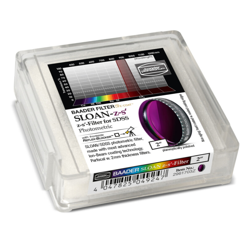 Baader Filter SLOAN/SDSS z-s' Photometric 1,25"