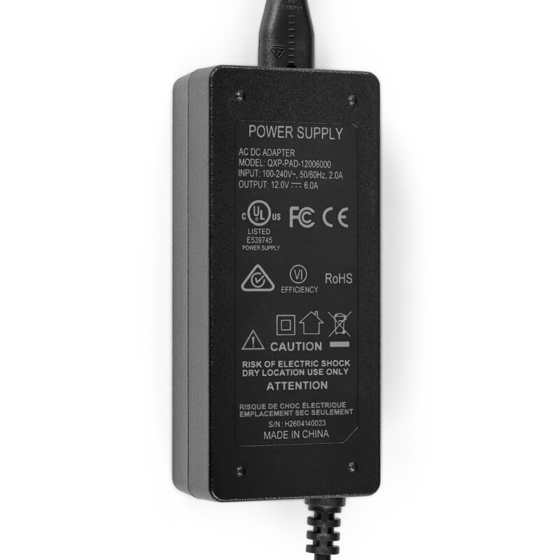 Omegon Strömförsörjningsenhet Euro-universaladaptrar 12 V/6 A, cigarettändaruttag