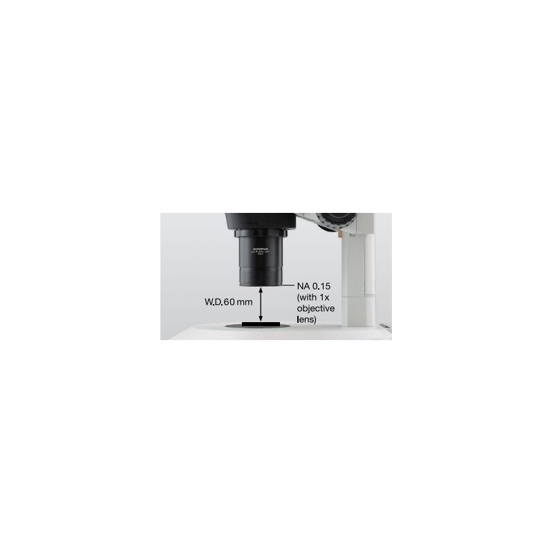 Evident Olympus Zoom-stereomikroskop SZX16, trino, 16,4:1, 7-115x, 60 mm, SZX2-ILLTQ LED