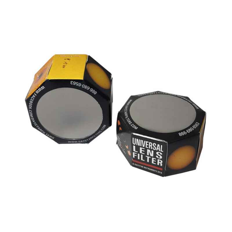 DayStar Solfilter White-Light Universal Lens (2-Pack, 65-89 mm)