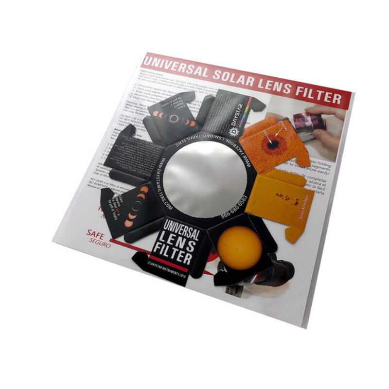 DayStar Solfilter White-Light Universal Lens (2-Pack, 50-69 mm)