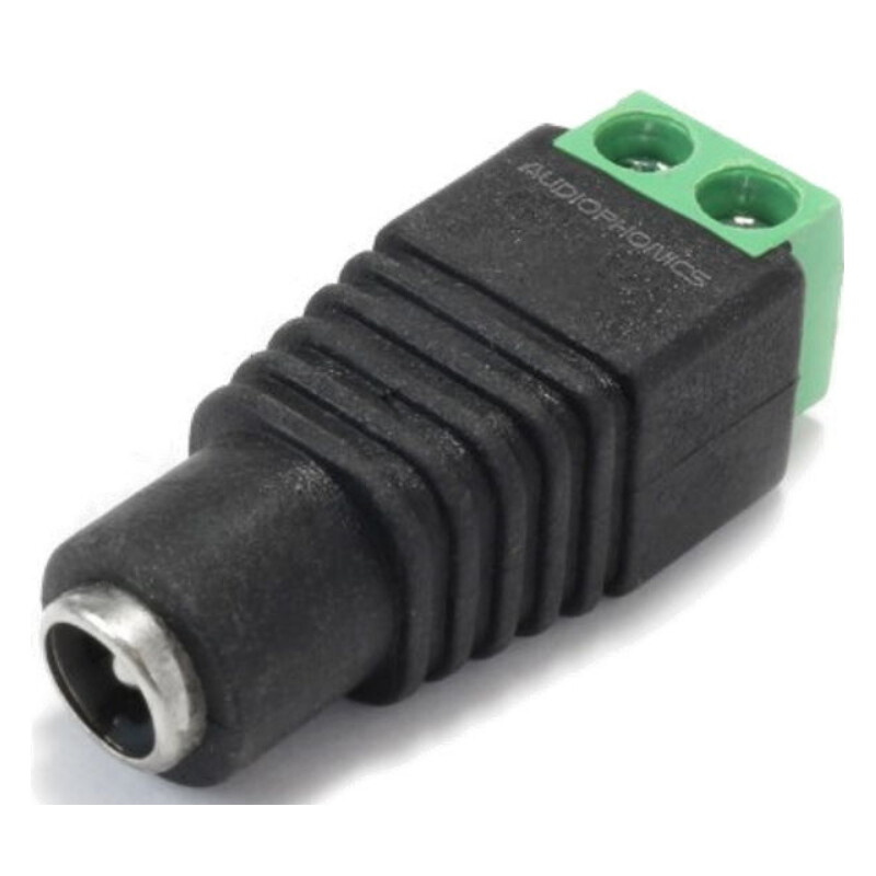 Pierro Astro 5,5/2,1 mm-uttag till skruvklämma