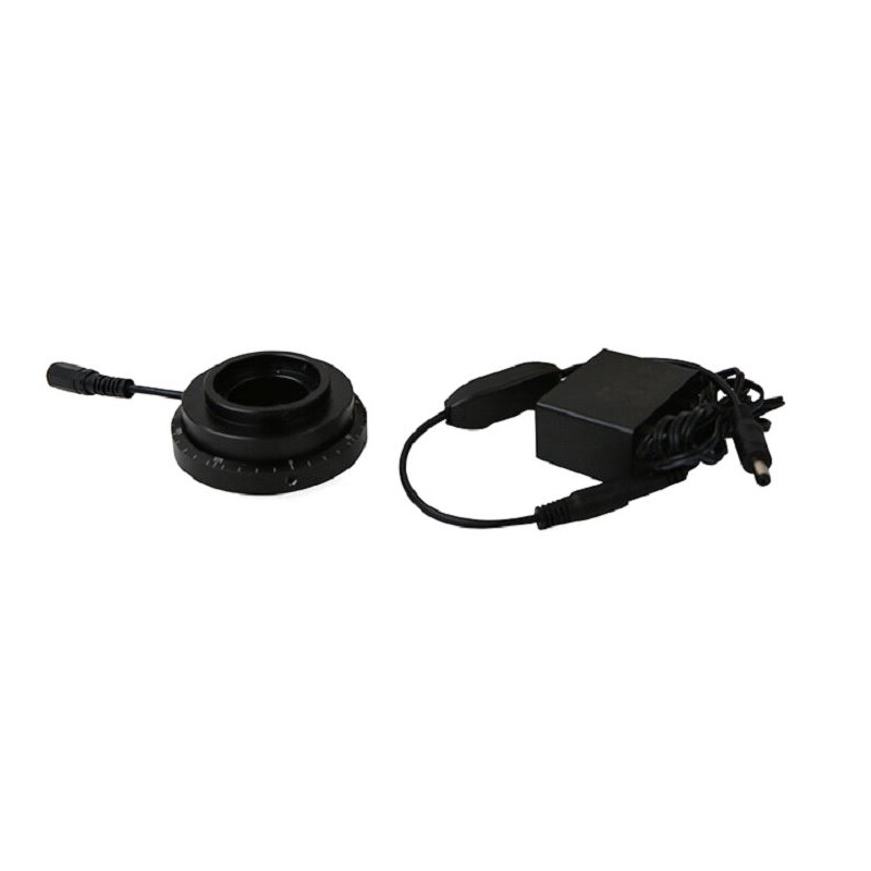 ToupTek Mikroskop zoomobjektivset TZM0880D, zoom 0,8–8x, 1x c-mount, inkl. polariserande ringbelysning