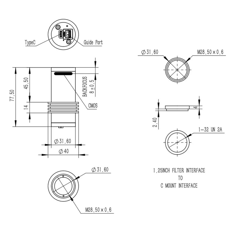QHY Kamera 5III585M Mono