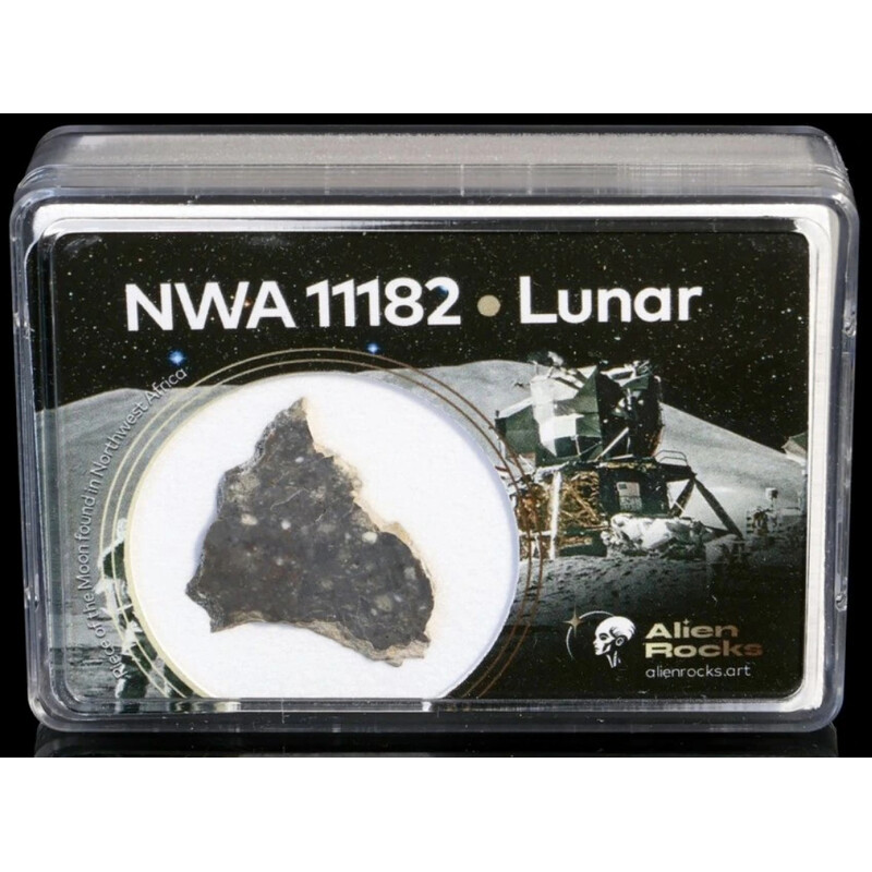 Alien Rocks Meteoriter Lunar NWA 11182 1,5–2 gram