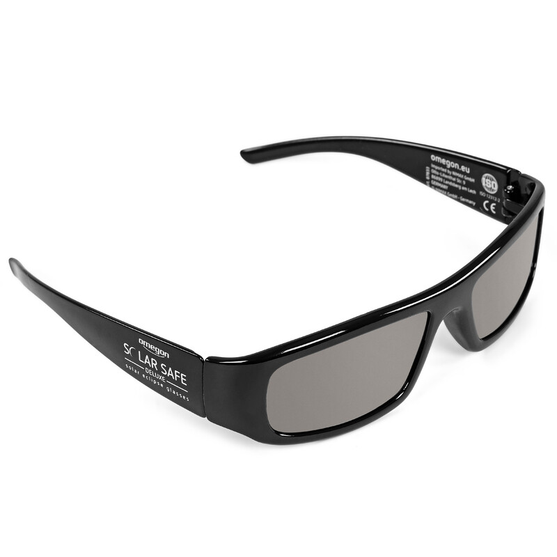 Omegon Solförmörkelseglasögon Sonnenfinsternis-Brille Solar Safe Deluxe