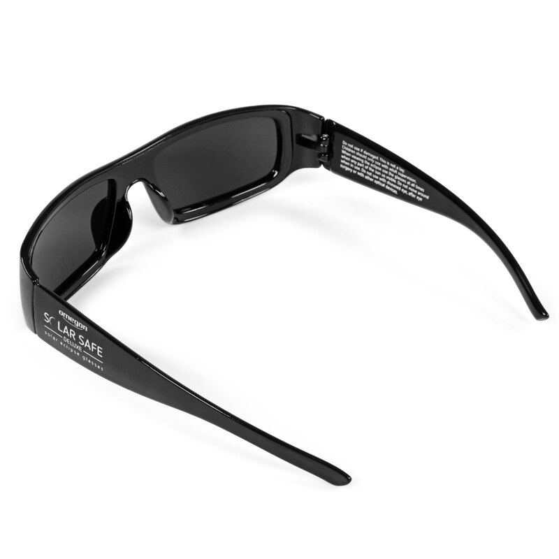 Omegon Solförmörkelseglasögon Sonnenfinsternis-Brille Solar Safe Deluxe