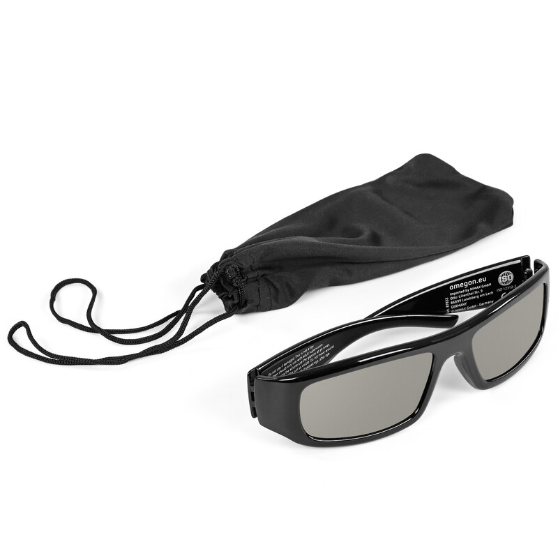 Omegon Solförmörkelseglasögon Sonnenfinsternis-Brille Solar Safe Deluxe