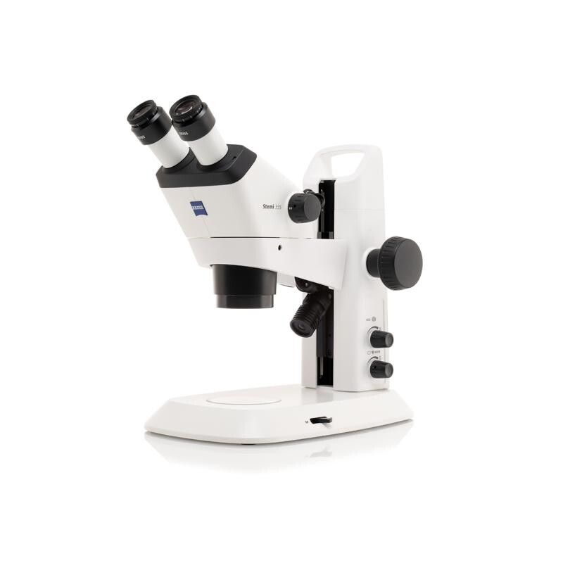 ZEISS Zoom-stereomikroskop Stemi 355, C Edu, trino, w.d. 110 mm, 10x/23, 5,5:1 , 7,2x-40x, AL/DL, Spot C LED