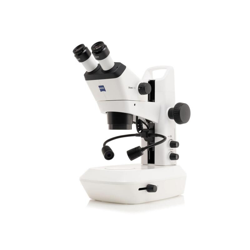 ZEISS Zoom-stereomikroskop Stemi 355, C Lab, trino, BF, DF, w.d. 110 mm, 10x/23, 5,5:1 , 7,2x-40x, AL/DL, Spot C LED