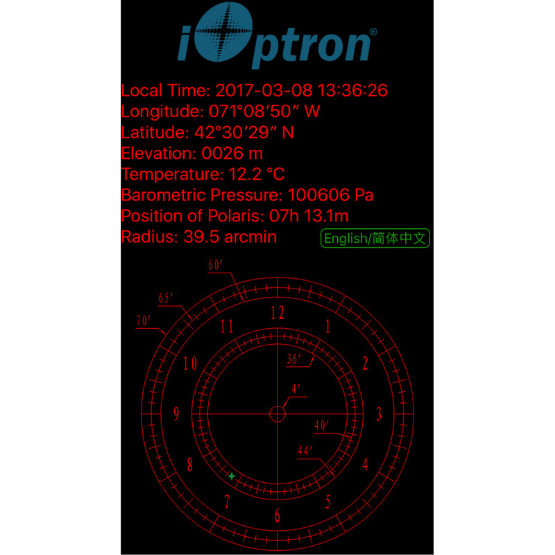 iOptron Polsökare AccuAlign HST / PST
