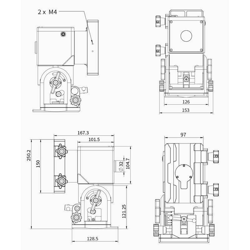 ZWO Montering AM7 Harmonic Equatorial + Tripod TC40