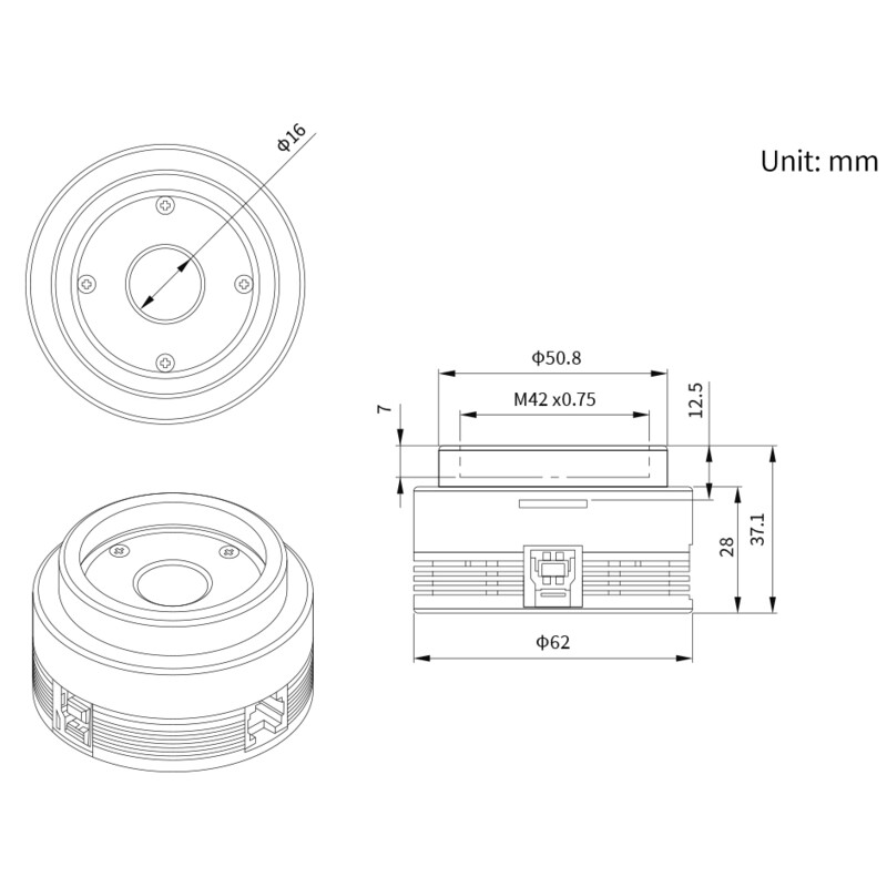 ZWO Kamera ASI 676 MM Mono