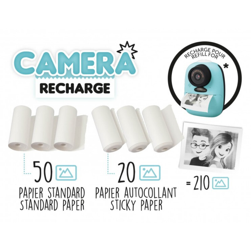 Buki Uppsättning med ersättningsrullar för fotopapper