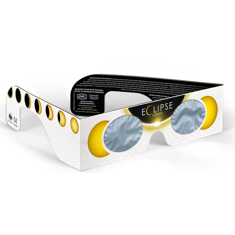 Baader solförmörkelseglasögon Solförmörkelse Sofi observationsglasögon Solar Viewer AstroSolar® 100 stycken