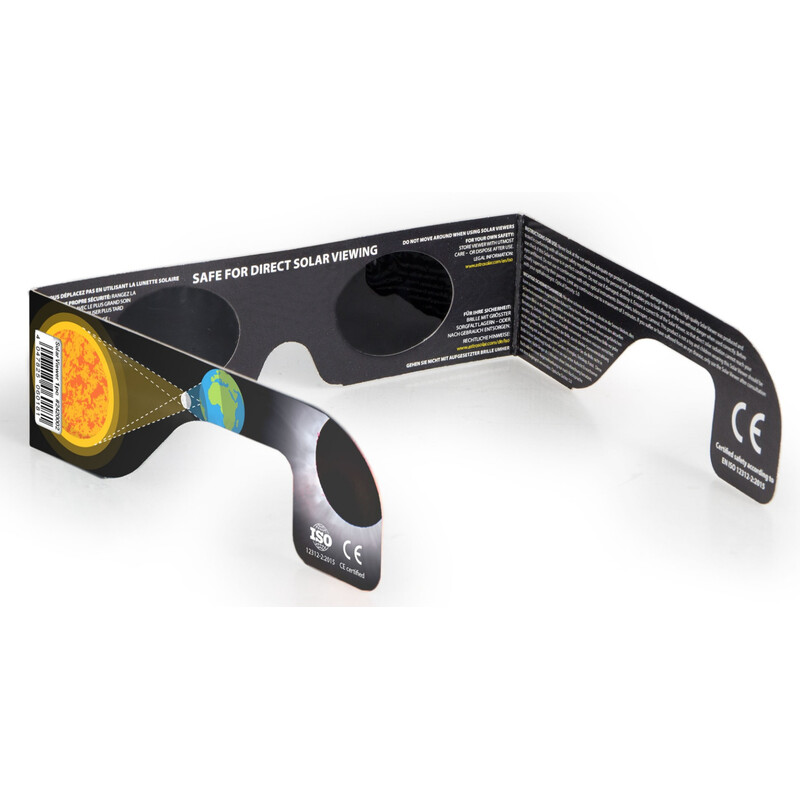 Baader Solförmörkelseglasögon Sonnenfinsternis-Brille Sonnenfinsternis Sofi Beobachtungsbrille Solar Viewer AstroSolar® 100 Stück