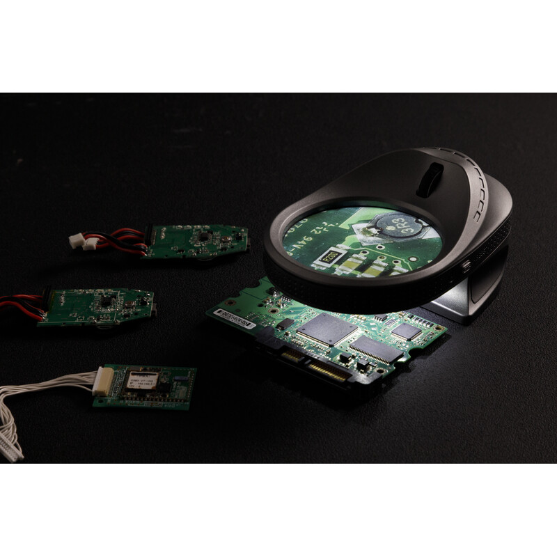 FPS Micro Mouse elektronisk lupp – 5x till 10x zoom, kamera, UV-ljus och 2,8-tums skärm