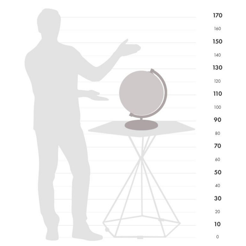 Zoffoli living Glob James Cook Guld/Vit 33 cm