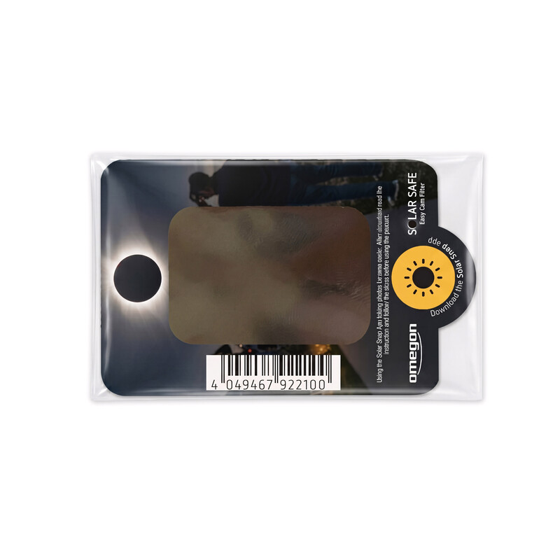 Omegon Solfilter Sonnenfilter Solar Safe Easy Cam Filter
