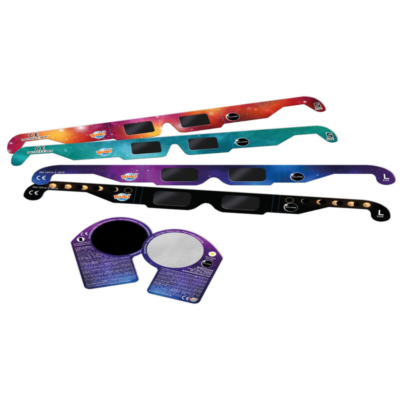Buki Solförmörkelseglasögon Sonnenfinsternis-Brille Family Pack