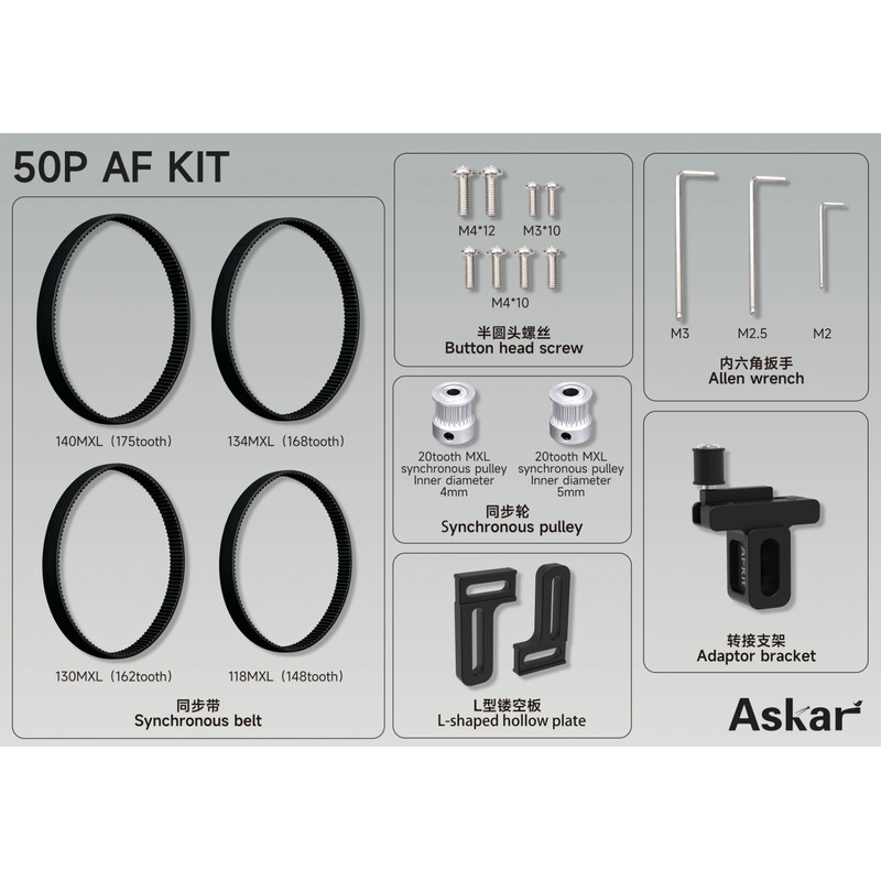 Askar Motormonteringssats för 50P