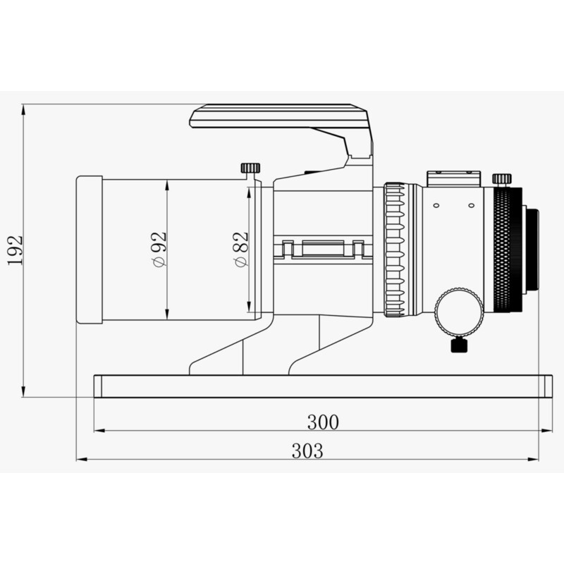 Askar Apokromatisk refraktor AP 60/300 FRA300 PRO