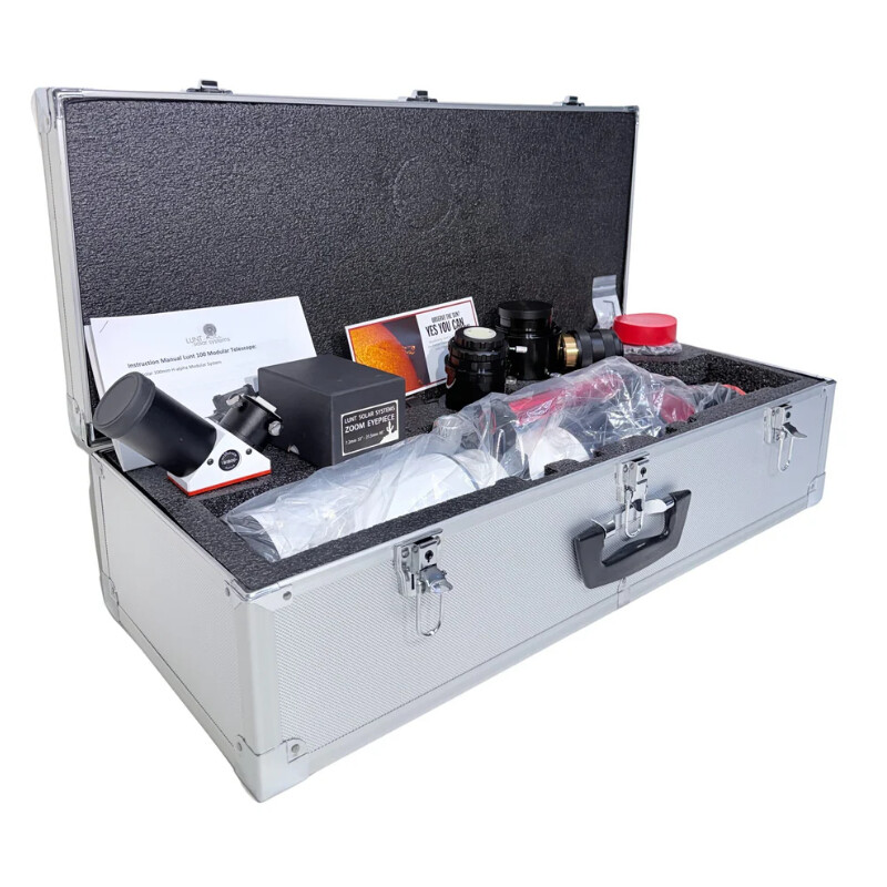 Lunt Solar Systems solteleskop ST 100/700 LS100MT Ha / B1800 PT DS Premium PLUS-kit